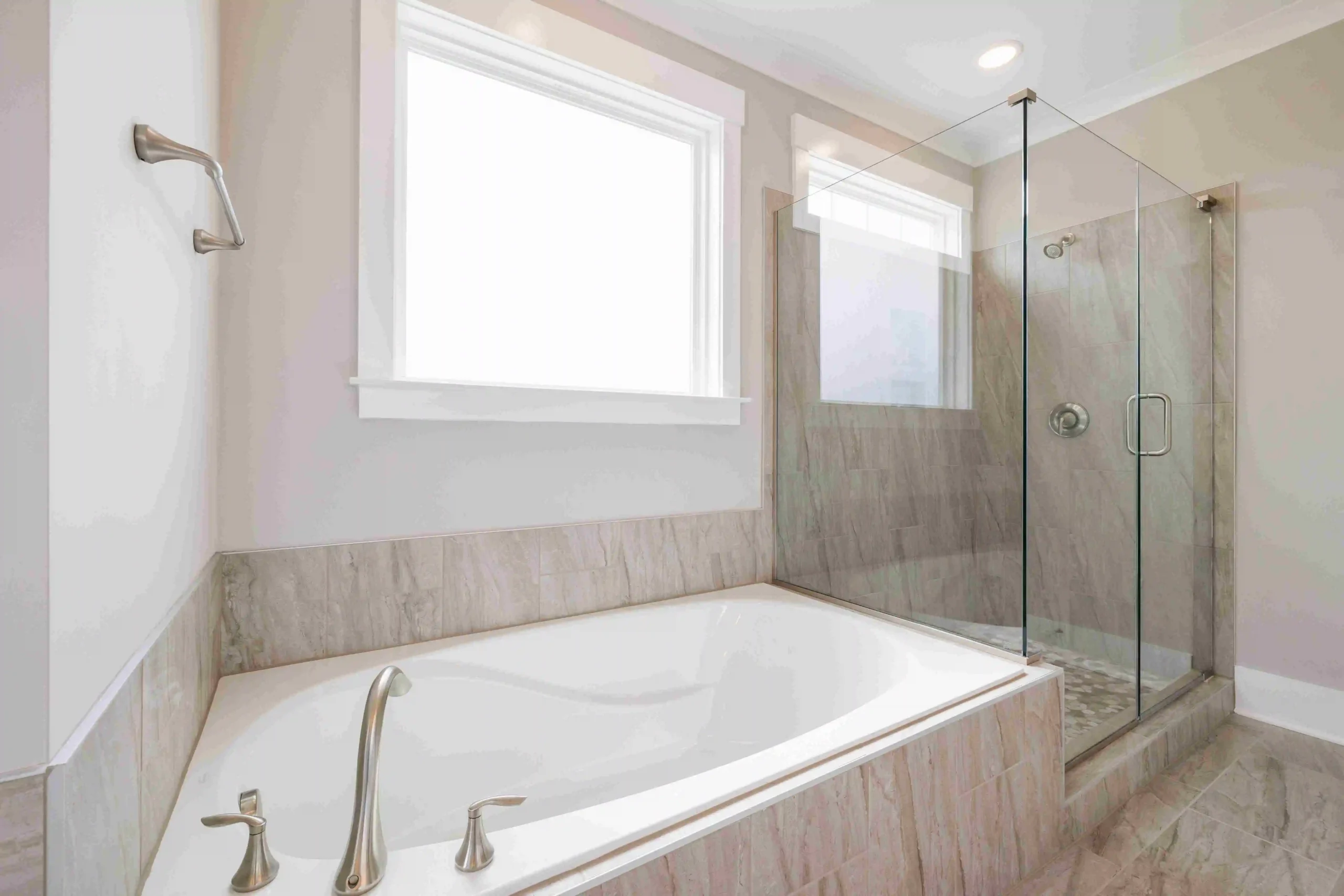Shower and bathtub combo unit needing repair or replacement in a Palm Coast home