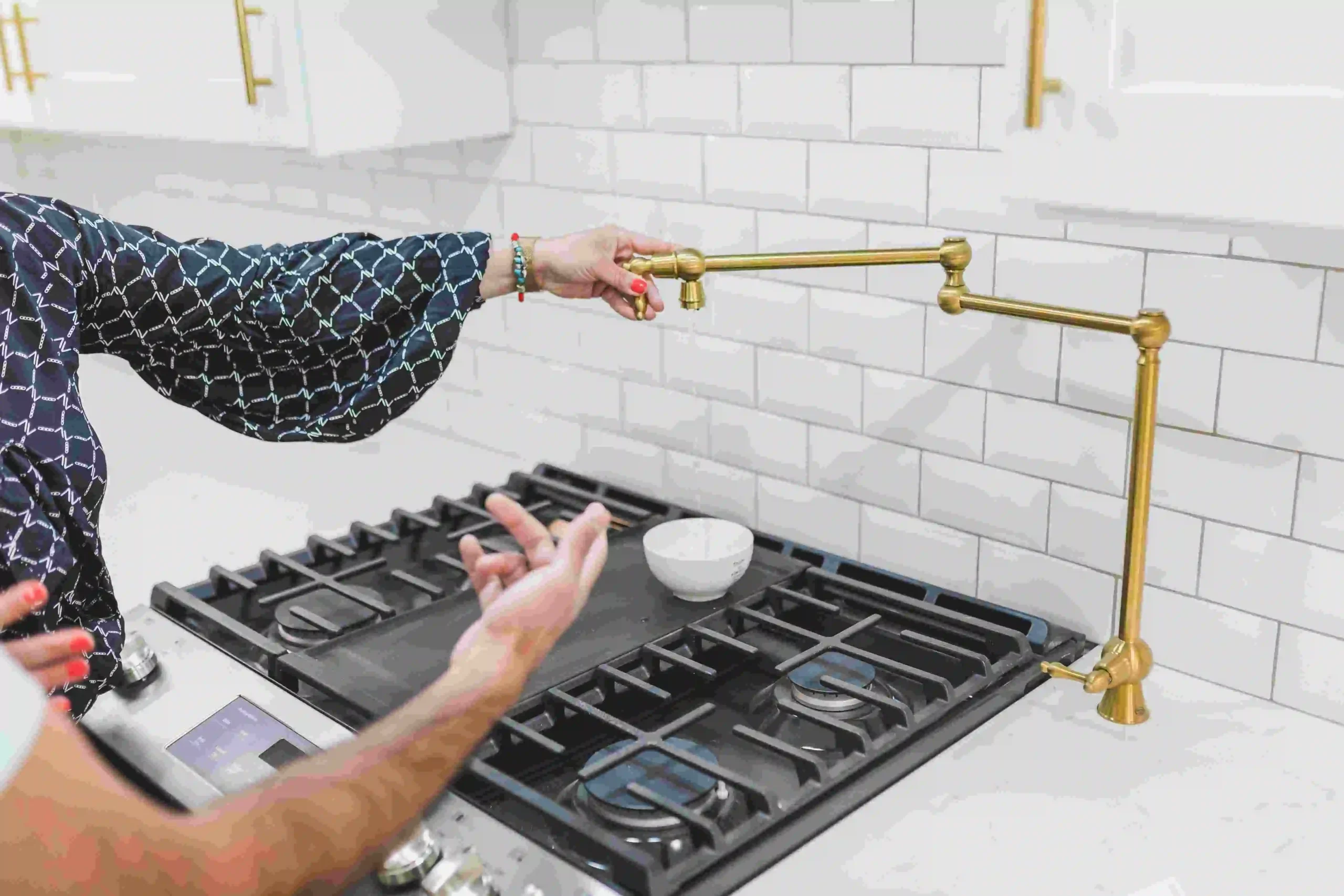New gas line installation for a stove appliance in a Palm Coast home